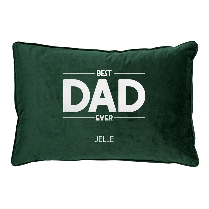 "Best Dad Ever ...." kussen Groen - Cravity